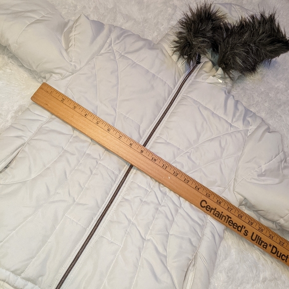 Kc collections White winter kids coat - Picture 9 of 16